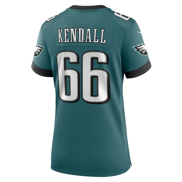 Drew Kendall Philadelphia Eagles Nike Women's Team Game Jersey - Midnight Green - Image 3