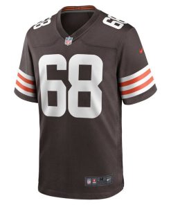 Alternative view of Michael Dunn Cleveland Browns Nike Game Jersey - Brown