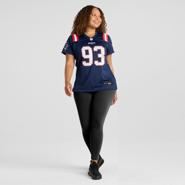 Oshane Ximines New England Patriots Nike Women's Game Jersey - Navy - Image 6