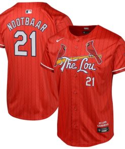 Lars Nootbaar St. Louis Cardinals Nike Youth 2024 City Connect Limited Player Jersey - Red