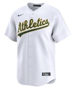 Alternative view of Athletics Nike Home Limited Jersey - White