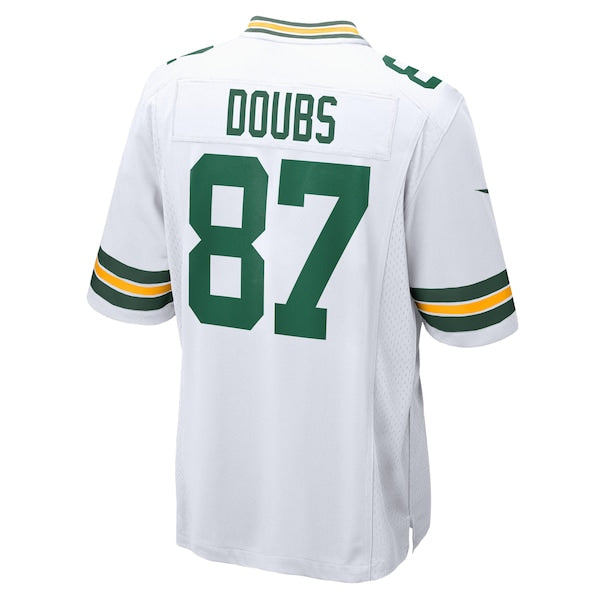 Romeo Doubs Green Bay Packers Nike Game Player Jersey - White - Image 3
