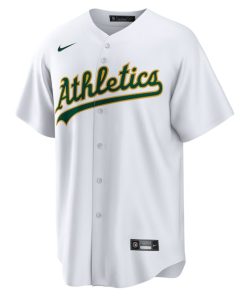 Alternative view of Jacob Wilson Athletics Nike Home Replica Jersey - White