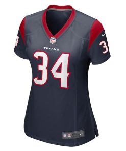 Alternative view of Troy Hairston Houston Texans Nike Women's Game Player Jersey - Navy