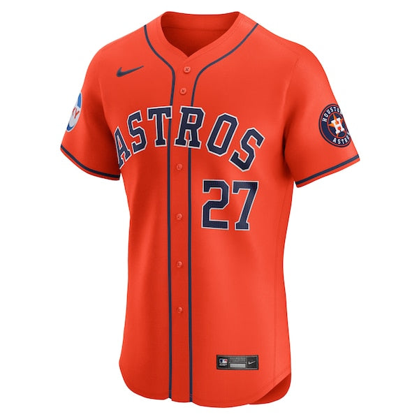 Jose Altuve Houston Astros Nike Alternate Elite Player Jersey - Orange - Image 2