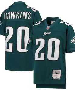 Brian Dawkins Philadelphia Eagles Youth 2004 Legacy Retired Player Jersey - Midnight Green/Black