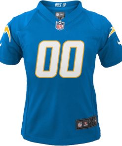 Alternative view of Los Angeles Chargers Nike Youth Custom Game Jersey - Powder Blue