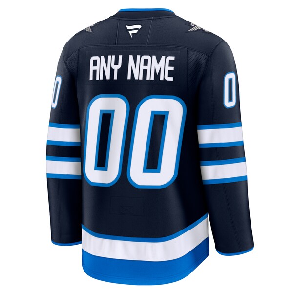 Winnipeg Jets Home Premium Custom Jersey - Navy/White - Image 5