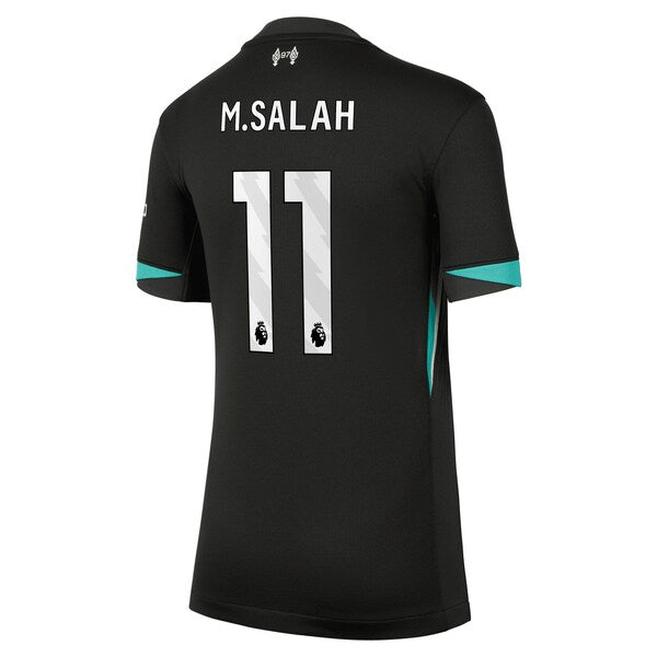 Mohamed Salah Liverpool Nike Youth 2024/25 Away Replica Jersey - Forest Green - Image 4