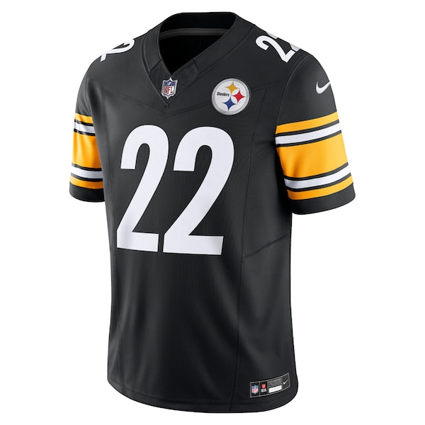 Najee Harris Pittsburgh Steelers Nike Vapor F.U.S.E. Limited Jersey - Black/White - Image 2