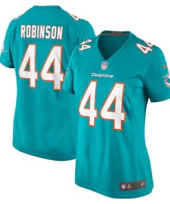 Chop Robinson Miami Dolphins Nike Women's  Game Jersey -  Aqua