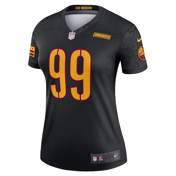 Chase Young Washington Commanders Nike Women's Alternate Legend Jersey - Black/Burgundy - Image 3