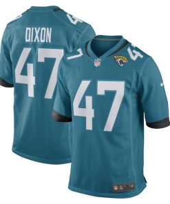 De'Shaan Dixon Jacksonville Jaguars Nike Team Game Player Jersey - Teal