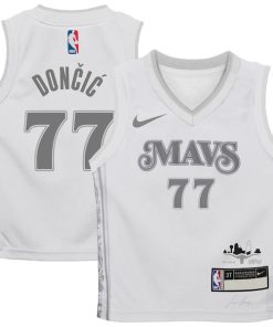 Luka Don?i? Dallas Mavericks Nike Preschool 2024/25 Swingman Player Jersey -  City Edition - White