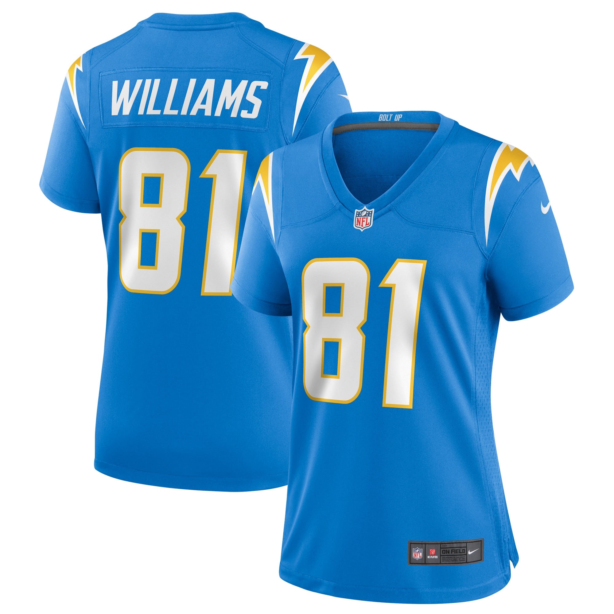 Mike Williams Los Angeles Chargers Nike Women's Game Jersey - Royal/Blue/Navy - Image 7