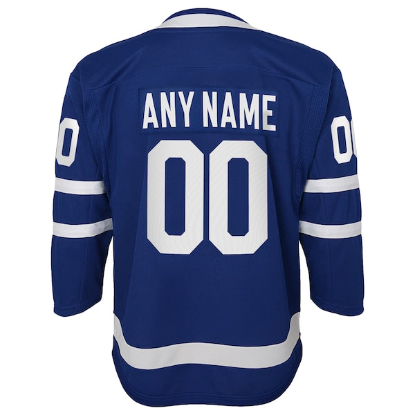 Toronto Maple Leafs Youth Home Premier Custom Jersey - Blue - Image 3