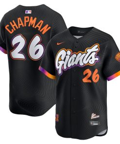 Matt Chapman San Francisco Giants Nike 2025 City Connect Limited Jersey - Anthracite