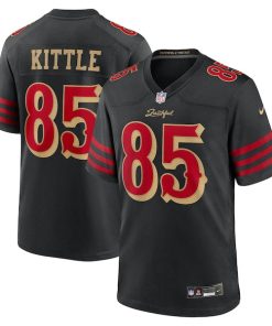George Kittle San Francisco 49ers Nike 2025 Rivalries Collection Game Jersey - Black