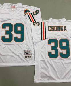 Larry Csonka Miami Dolphins Authentic Throwback Retired Player Jersey