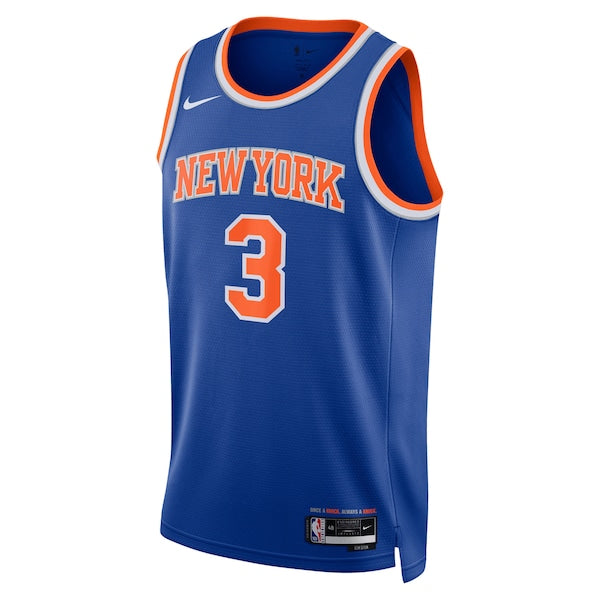 Josh Hart New York Knicks Nike Unisex Swingman Jersey - Icon Edition - Blue - Image 2