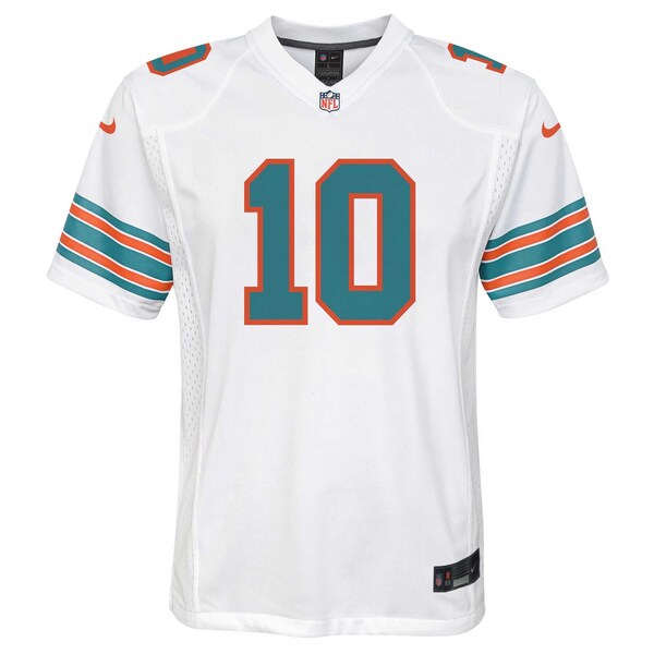 Tyreek Hill Miami Dolphins Nike Youth Alternate Player Game Jersey - White - Image 2