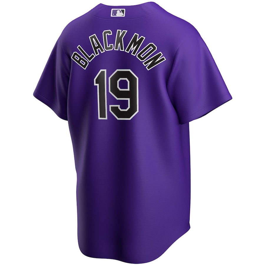 Charlie Blackmon Colorado Rockies Nike Youth Alternate Replica Player Jersey - Purple - Image 3