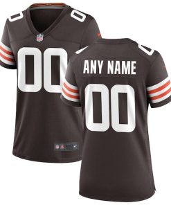 Nike Cleveland Browns Women's Custom Game Jersey - Brown