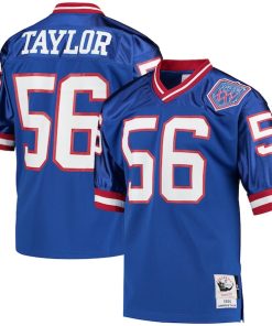 Lawrence Taylor New York Giants 1990 Authentic Throwback Retired Player Jersey - Royal