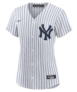 Alternative view of Aaron Judge New York Yankees Nike Women's Home Replica Player Jersey - White/Navy