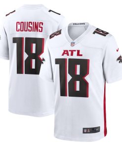 Alternative view of Kirk Cousins Atlanta Falcons Nike Alternate Game Player Jersey - Black/White