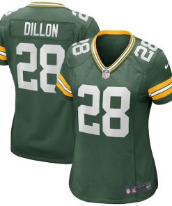 AJ Dillon Green Bay Packers Nike Women's Player Game Jersey - Green