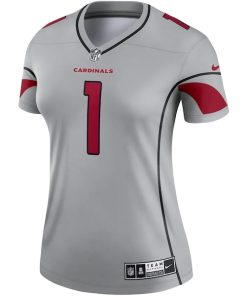 Alternative view of Kyler Murray Arizona Cardinals Nike Women's Inverted Legend Jersey - Gray