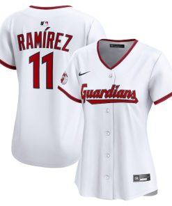 Jos¨¦ Ram¨ªrez Cleveland Guardians Nike Women's Home Limited Player Jersey - White