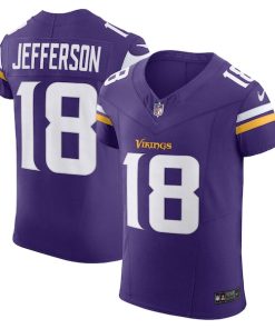 Justin Jefferson Minnesota Vikings Nike  Vapor F.U.S.E. Elite Jersey - Purple