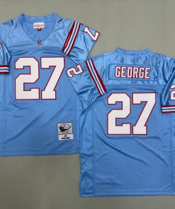 Eddie George Houston Oilers Authentic Throwback Retired Player Jersey