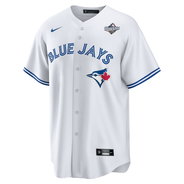 Addison Barger Toronto Blue Jays Nike 2025 World Series Home Replica Player Jersey - White - Image 2
