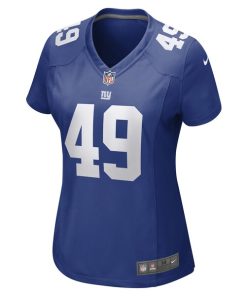 Alternative view of Tomon Fox New York Giants Nike Women's Game Player Jersey - Royal