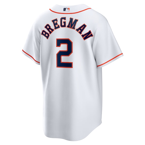 Alex Bregman Houston Astros Nike Home Replica Player Name Jersey - White - Image 3