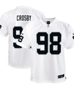 Maxx Crosby Las Vegas Raiders Nike Youth Player Game Jersey - White