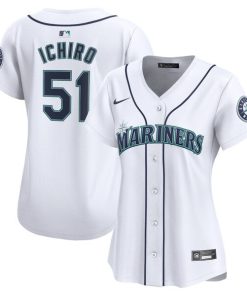 Ichiro Suzuki Seattle Mariners Nike Women's  Home Limited Player Jersey - White