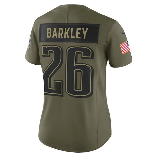 Saquon Barkley Philadelphia Eagles Nike Women's 2025 Salute to Service Limited Jersey - Olive - Image 3