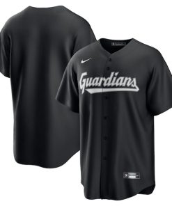 Cleveland Guardians Nike Lights Out Replica Jersey - Black