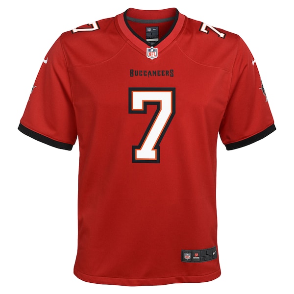 Bucky Irving Tampa Bay Buccaneers Nike Youth Team Game Jersey - Red - Image 2
