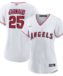 Travis d'Arnaud Los Angeles Angels Nike Women's Home Replica Jersey - White