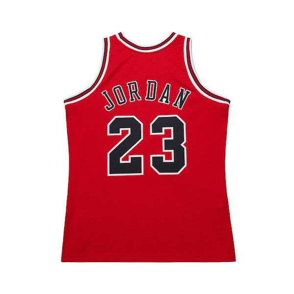 Michael Jordan Chicago Bulls 1996/97 Throwback Authentic Jersey - Red - Image 3