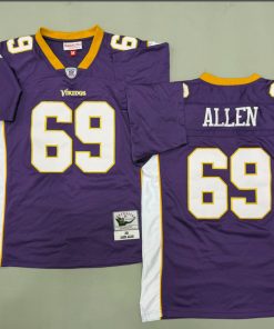 Jared Allen Minnesota Vikings Authentic Throwback Retired Player Jersey - Purple
