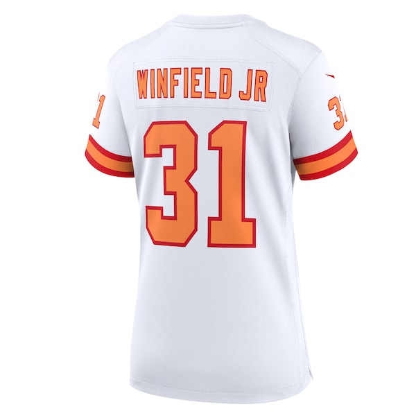 Antoine Winfield Jr. '76 Tampa Bay Buccaneers Nike Women's 50th Season Game Jersey - White - Image 3