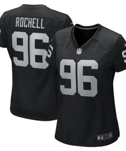 Isaac Rochell Las Vegas Raiders Nike Women's Team Game Jersey -  Black