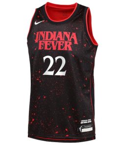 Alternative view of Caitlin Clark Indiana Fever Nike Youth Stranger Things Victory Jersey - Rebel Edition - Black