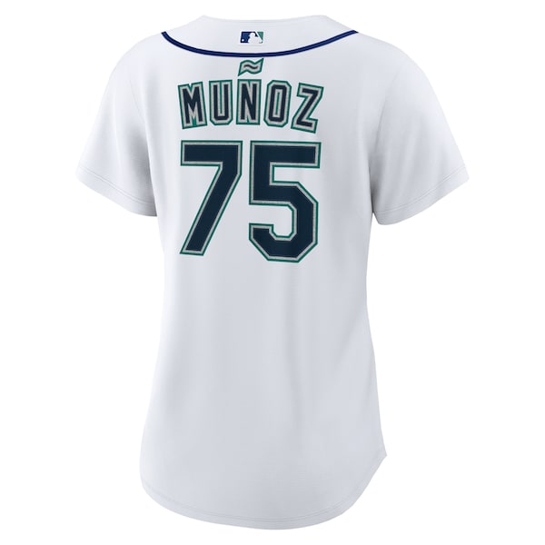 Women's Seattle Mariners Andres Munoz Nike White Home Replica Jersey - Image 3